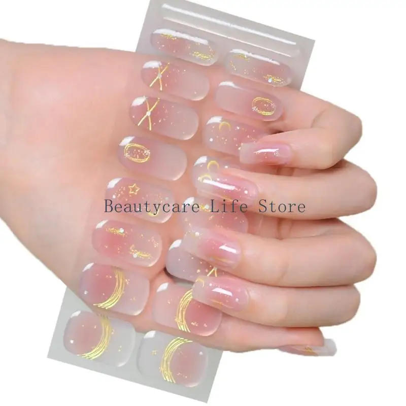 

652C полуотвержденные гели, наклейки для ногтей, УФ-светодиодные лампы, необходимые гели, лак для ногтей, обертывания, модный