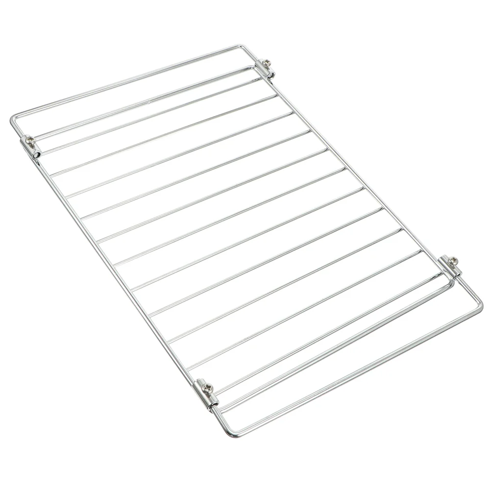 

Grilled Net Pan Electric Oven Mesh BBQ Rack Fold Barbecue Wire Stainless Steel Tool