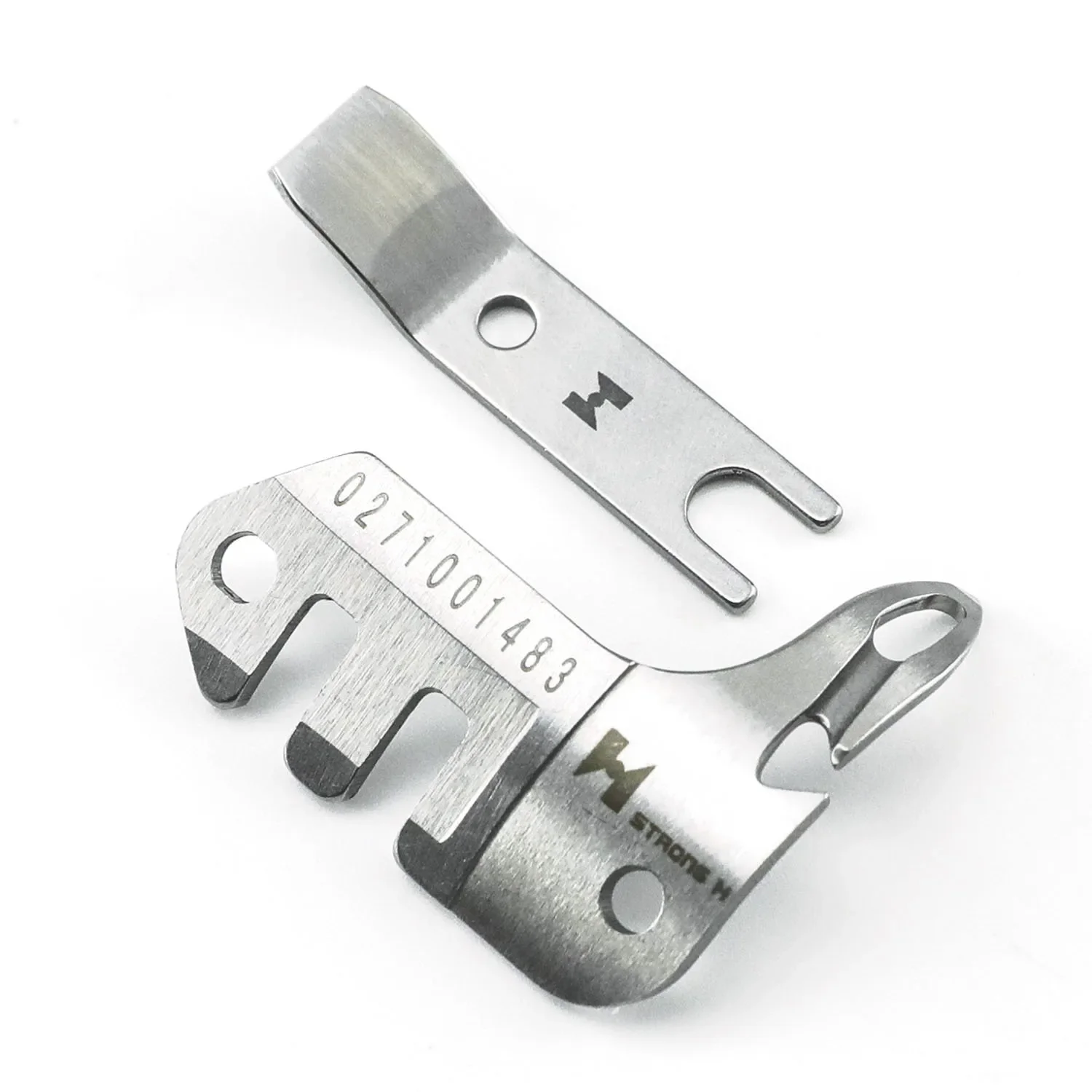 0271001497 +  0271001483 Movable and Fixed Knife Set Fits Durkopp Adler 271, 272, 274, 275, 743-422, 550-2 Sewing Machines Blade