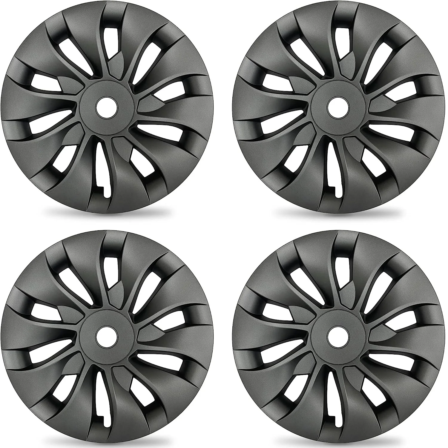 Wheel Cover Hubcaps for Tesla Model 3 4pcs 18 Inch Hub Cap Replacement Tesla Hubcap Replacement Wheel Cover Set