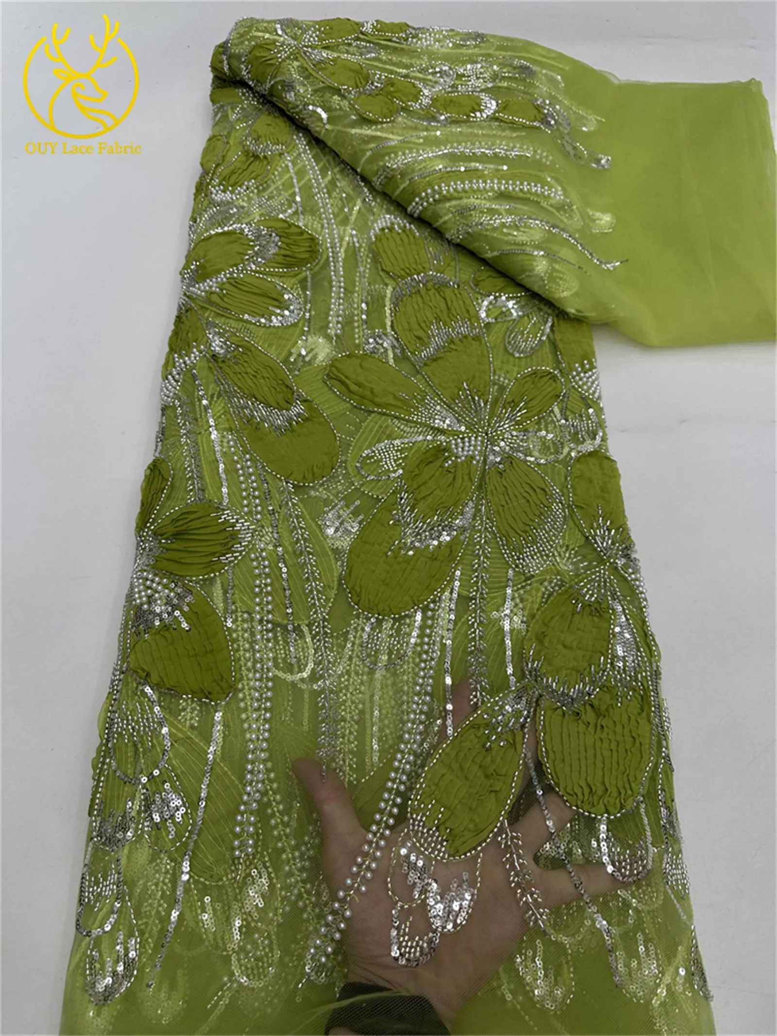 موضة الأفريقي مطرز أقمشة الدانتيل 2025 جودة عالية فاخرة النيجيري الفرنسي الترتر أقمشة الدانتيل للنساء فساتين الحفلات الخياطة