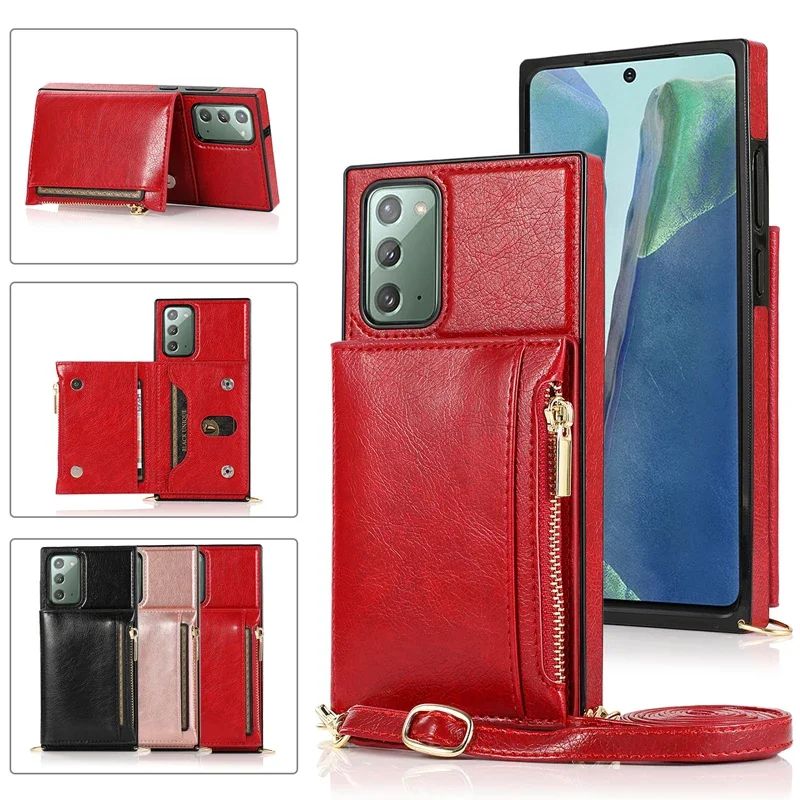 

Wallet Diagonal Zipper Mobile Phones Case For Samsung Galaxy S23 S23 Ultra S22 Plus S21 FE S20 FE S10 S9 Note 20 10 9 A90 5G
