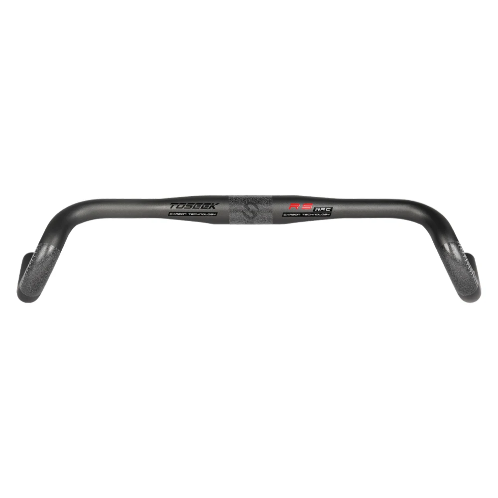 AliExpress TOSEEK Gravel Bike Carbon Handlebar 400/420/440/460mm Outer Drop Bar Carbon Gravel Ultralight Big Flare Bar Road Bicycle