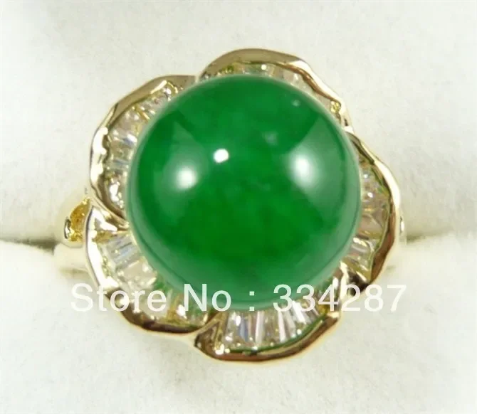 

4 colors! lady's charm 12mm green/purple/red jades /black agates jade ring #7,8,9