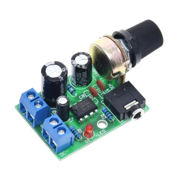 لوح مضخم طاقة ، مضخم صوت ، YX1667 ، LM386 ، مكبر صوت W-10W ، تيار مستمر 3-12V