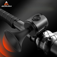 ACRUNU Electric Bicycle Horn 120dB IPX4 Waterproof Mountain Bike Scooter Bell Bike Electronic Loud Warning Horn Safety Cycling
