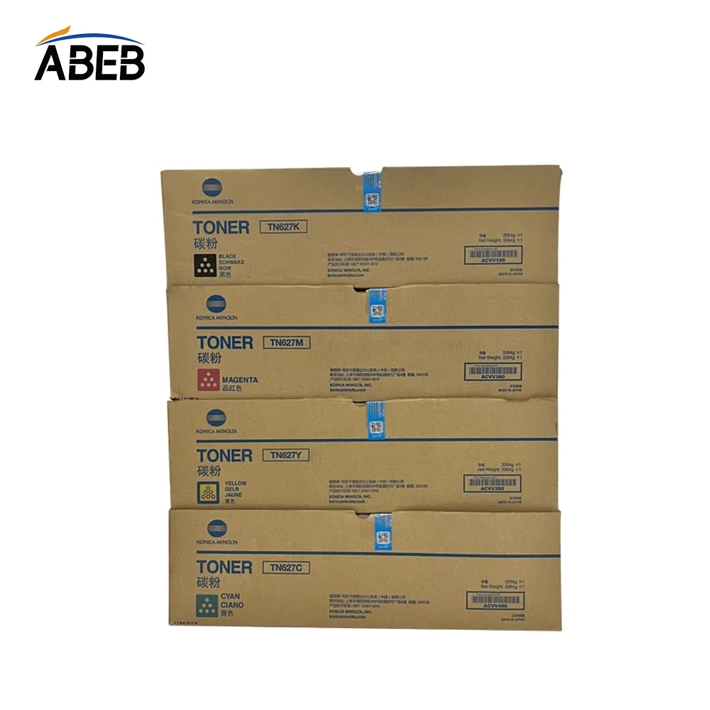 1PCS Original TN627 Toner Cartridge Asian Version For  Konica Minolta AccurioPrint C12000 C14000 ACVV180 ACVV280 ACVV380 ACVV480