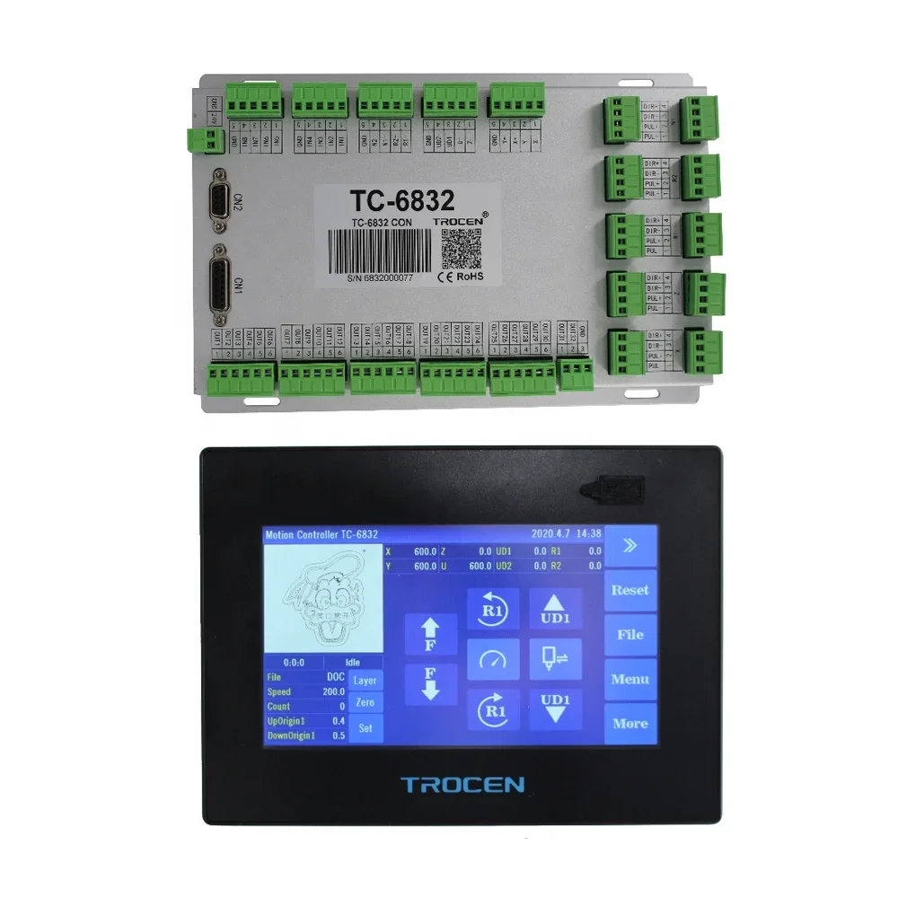 2026 Visual Cutting Controller with CCD Camera and 7 Inch TFT LCD Touch Screen for Digital Cutting Plotter
