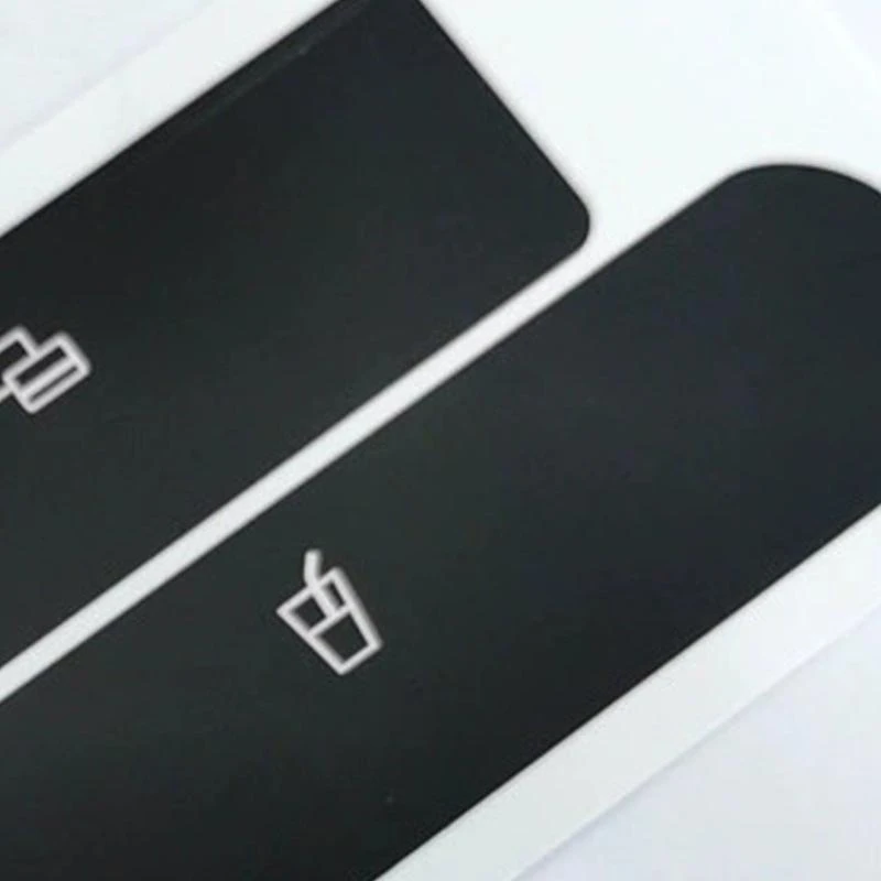 Button Repair Decal Sticker for B6 B7 Door Lock Window Air Conditioner Button Adhesive Sticker Automotive Accessories