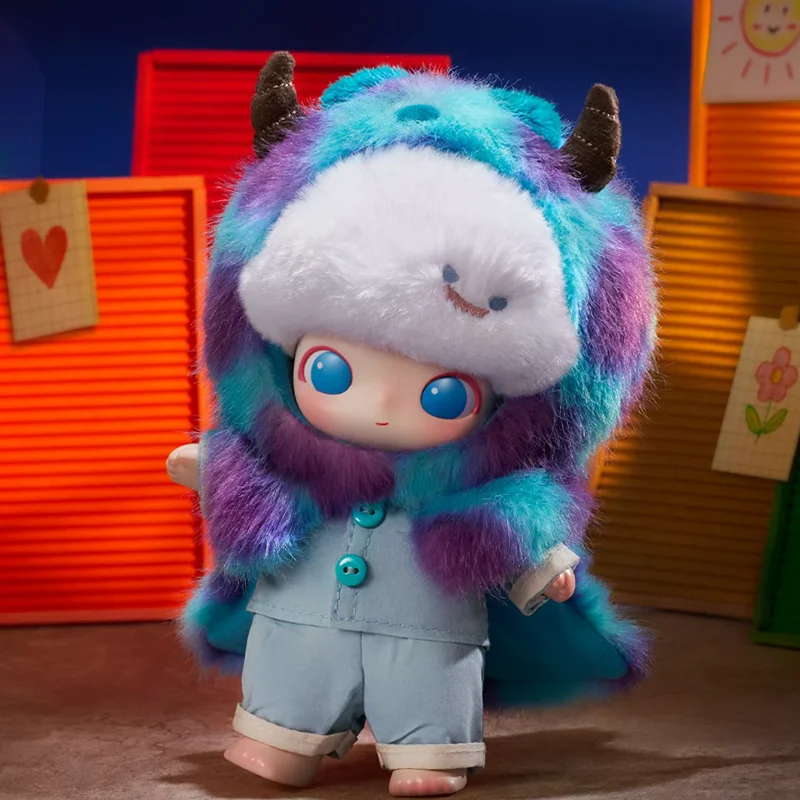 POP MART DIMOO WORLD PIXAR Serie Vinyl-Plüsch-Anhänger Trendige Überraschungsbox Spielzeug Mystery Box Überraschungstüte Actionfigur Geschenk