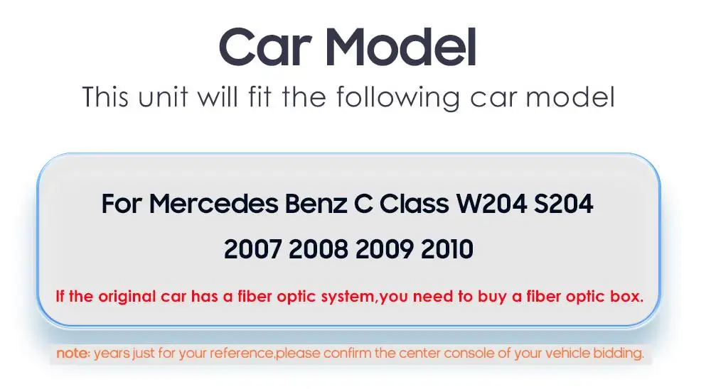 9“ Hizpo 2Din Android Auto Wireless CarPlay Car Radio for Mercedes Benz C-Class W204 S204 2007 - 2010 GPS RDS DSP UI8581 System