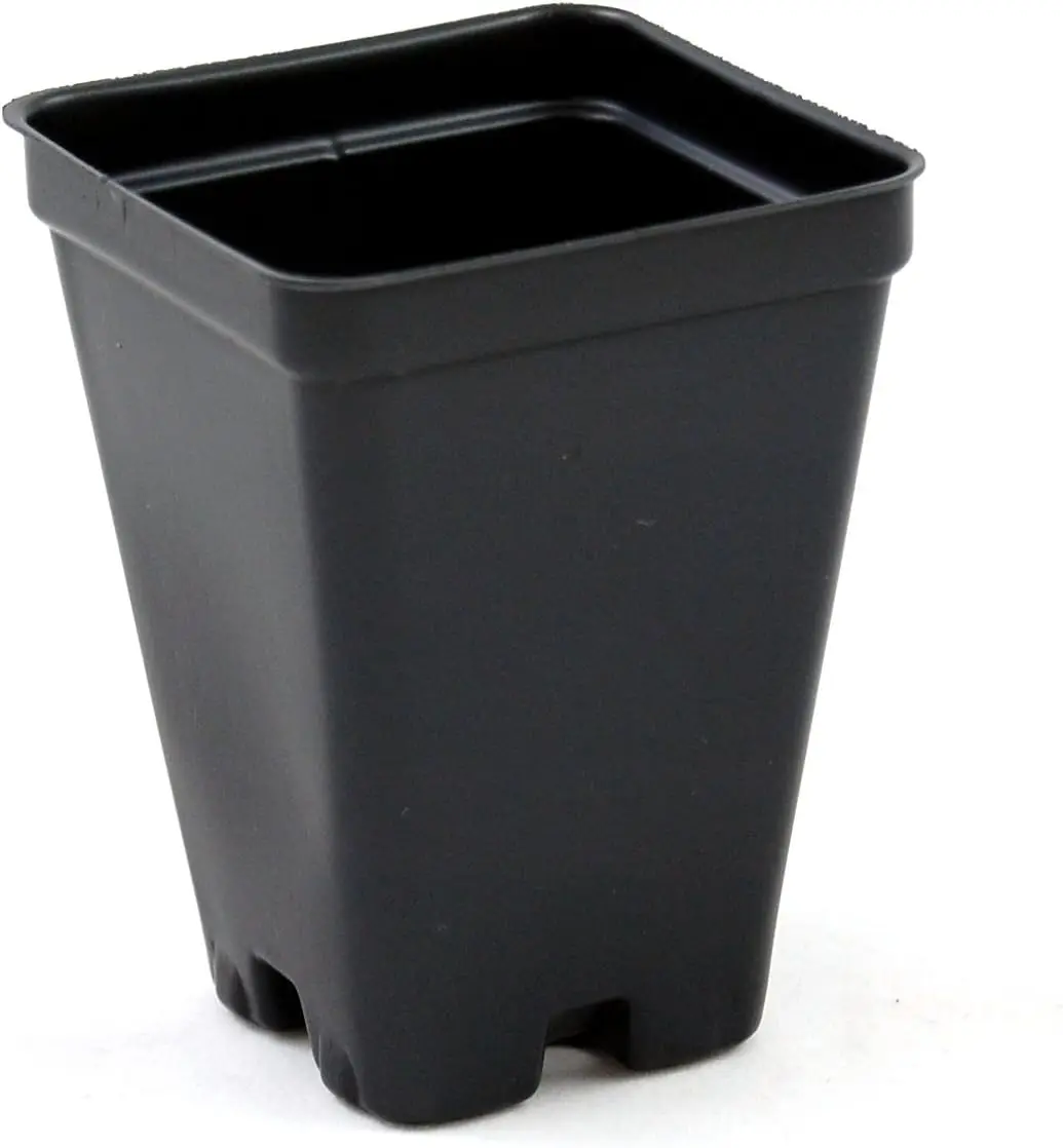 

Growers Solution 2.5 inch Square Greenhouse Pots - Black - Plastic - Deep - Case of 800