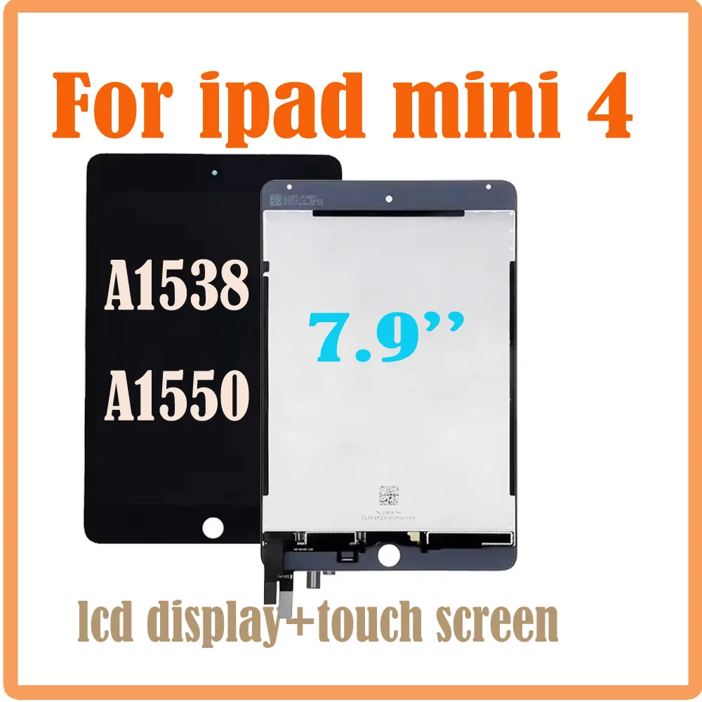 7.9 Inch LCD For iPad Mini 4 A1538 A1550 Lcd Display Touch Screen Digitizer Glass Assembly Replacement