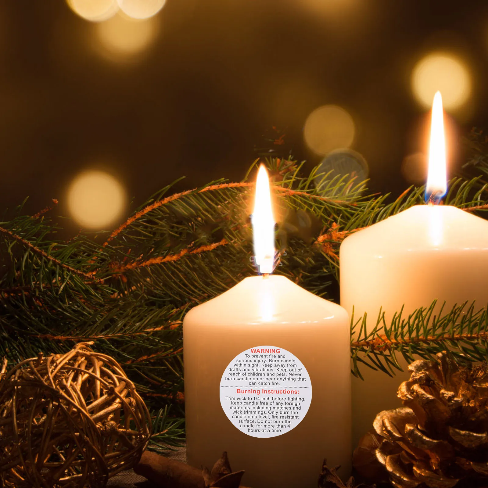 ملصقات تحذيرية مطلية بحاوية شارات أمان مقاومة للماء لصنع علامة مجلد المشاريع ذاتية الصنع