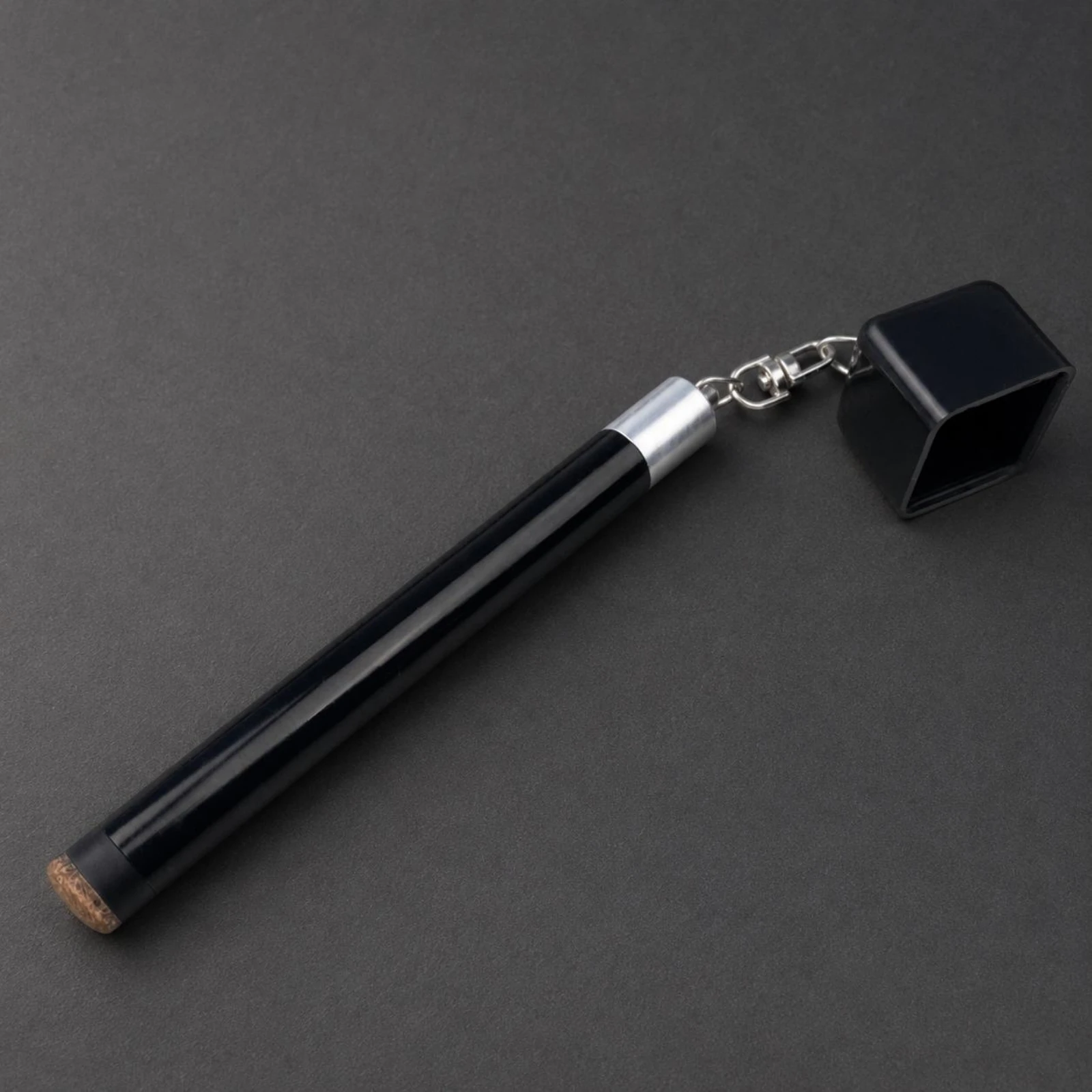 

Cue Tip Pricking Tool Aluminum Alloy Billiard Cue Tip Tool Billiard Chalk Holder with Chain Chalk Storage Set Transparent Box