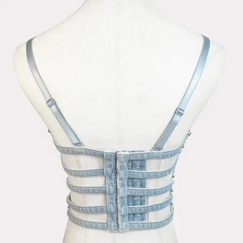 12 best sales denimkorsett - №5