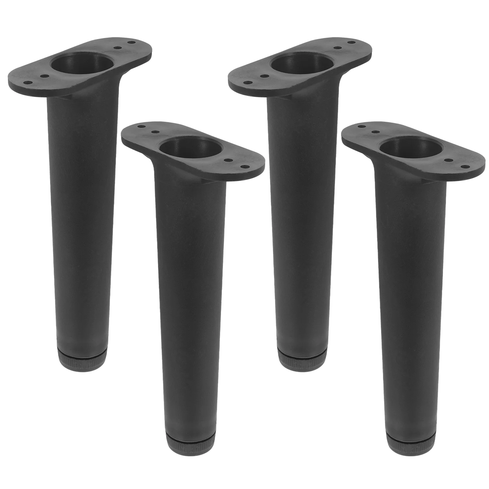 4 Pcs Bed Frame Center Support Twin Size Adjustable Legs Furniture Plastic Steel Mattresses