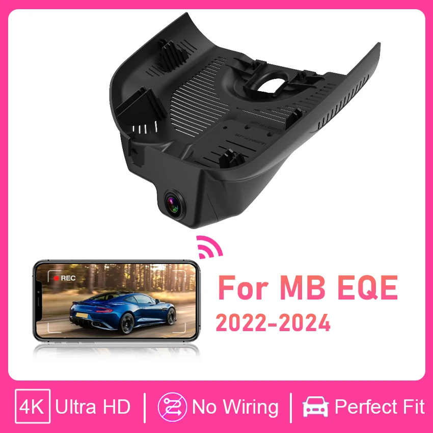 

Plug and Play 4K Loop запись видеорегистратор Автомобильная камера для Mercedes Benz EQE SUV Sedan X294 V295 2022-2024 DashCam