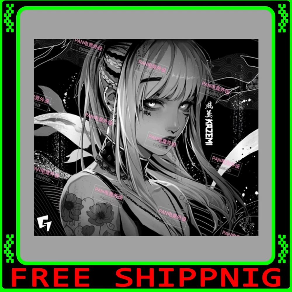 PAN Esports GLSSWRKS DARK KAZEM Duplicate Same Glass Mousepad Smooth Speed FPS Mouse Pad Covering Primer For CSGO Pc Accessories