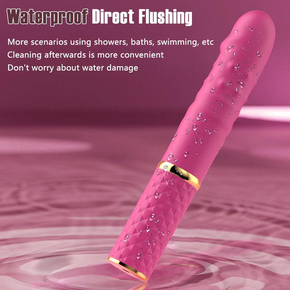 Mini Size Thrusting Dildo Vibrator Suction Cup G Spot Massager 10 Modes Clitoral Stimulator Adult Sex Toy for Women Beginner - Image 5