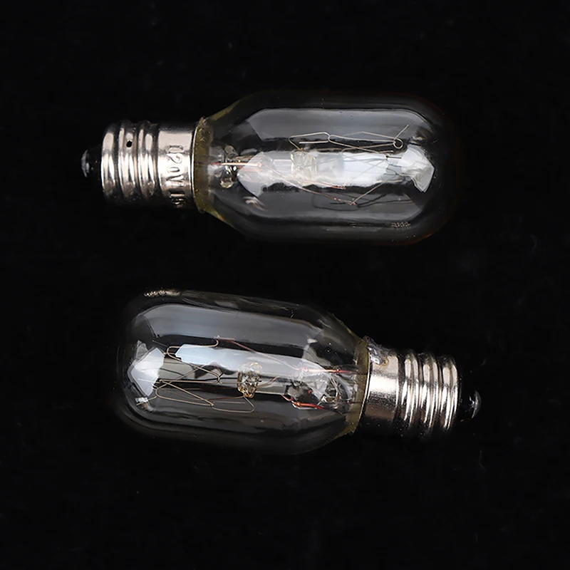 

1Pc T20 E12 120V 15W/25W Salt Lamp Globe Bulb Incandescent Bulbs Refrigerator Oven Light Bulbs Replacement Light Bulb