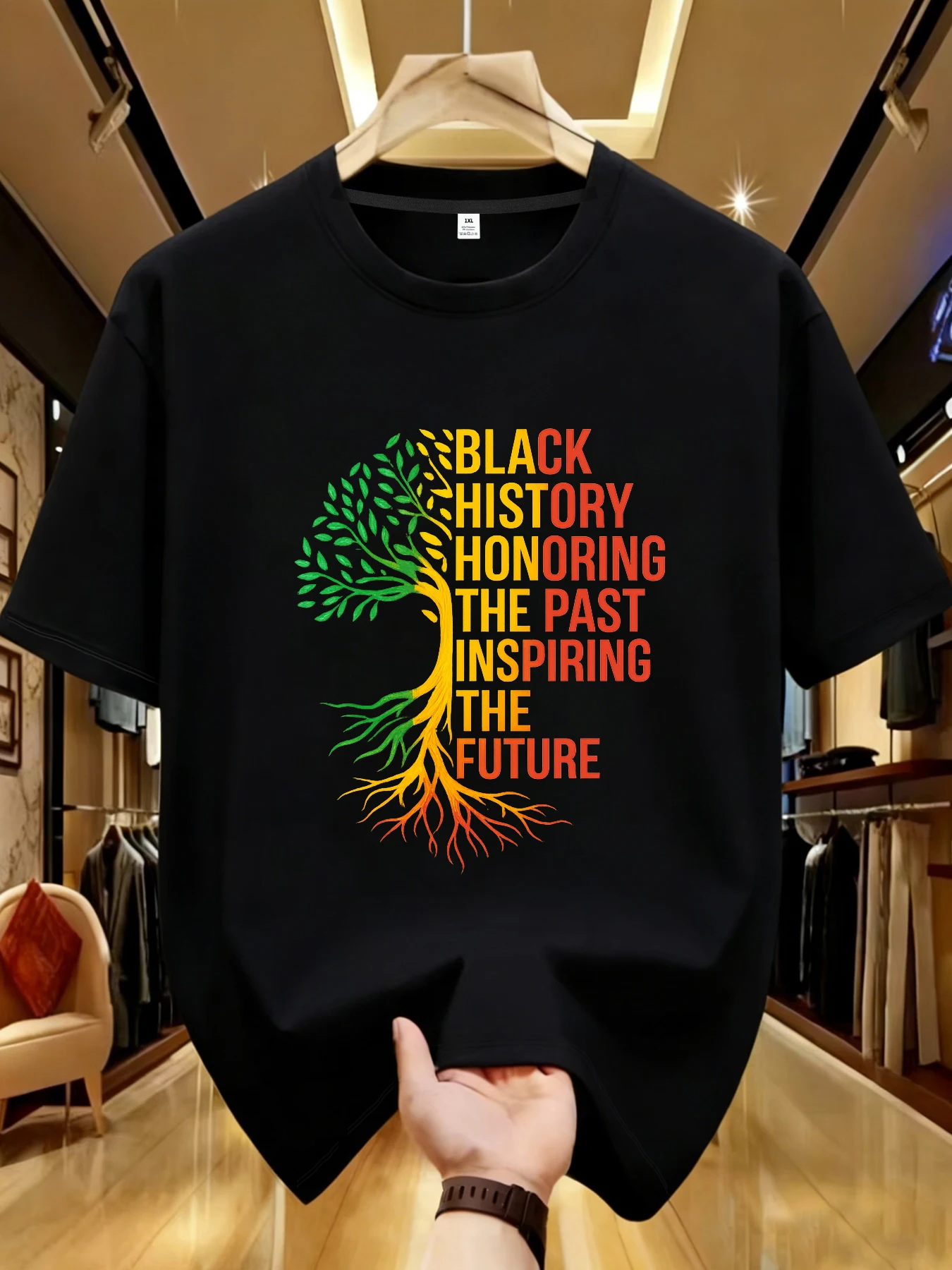 

【WDS01257】Art printing plus size women's round neck T-shirt summer casual street fashion women's Joker short sleeve T-shirt