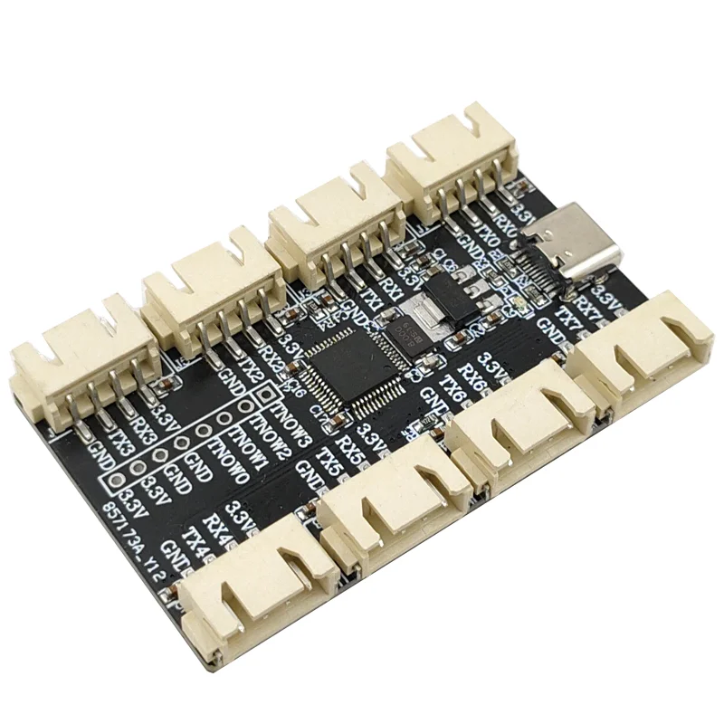 

USB to 8-way Serial Port CH348 Multiple 8-way Serial Port Expansion Module USB to TTL RS485