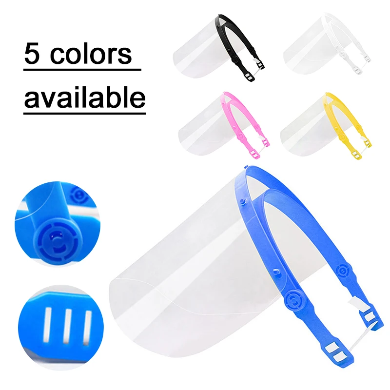 Splash-proof Dust-proof Mask Head-mounted Transparent Mask Adjustable Protective Face Mask Full Face Mask Kitchen Tools