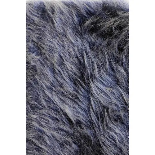 Else Carpet Else Navy Blue Decorative Acrylic Faux Lamb Fur Bath Mat Post Plush Carpet