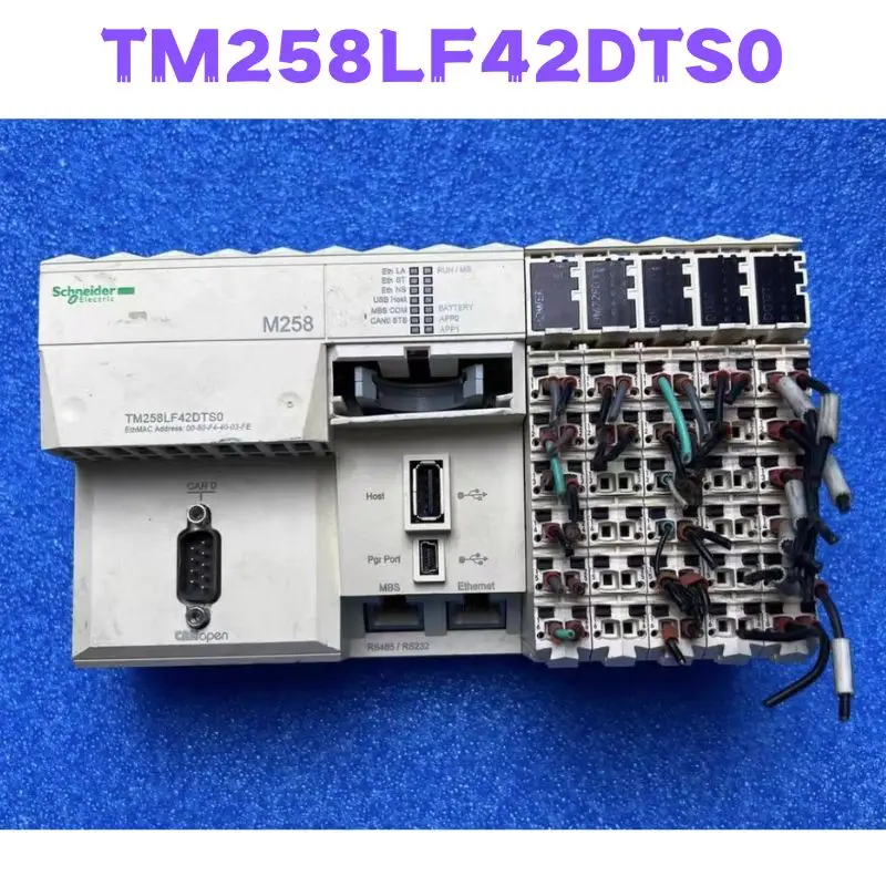 Second-hand TM258LF42DTS0 PLC Controller Tested OK