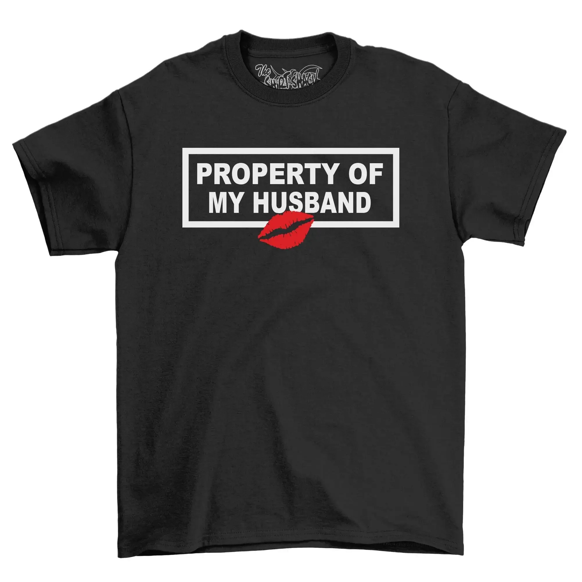 Property Of My Husband Funny Valentines Wife T Shirt