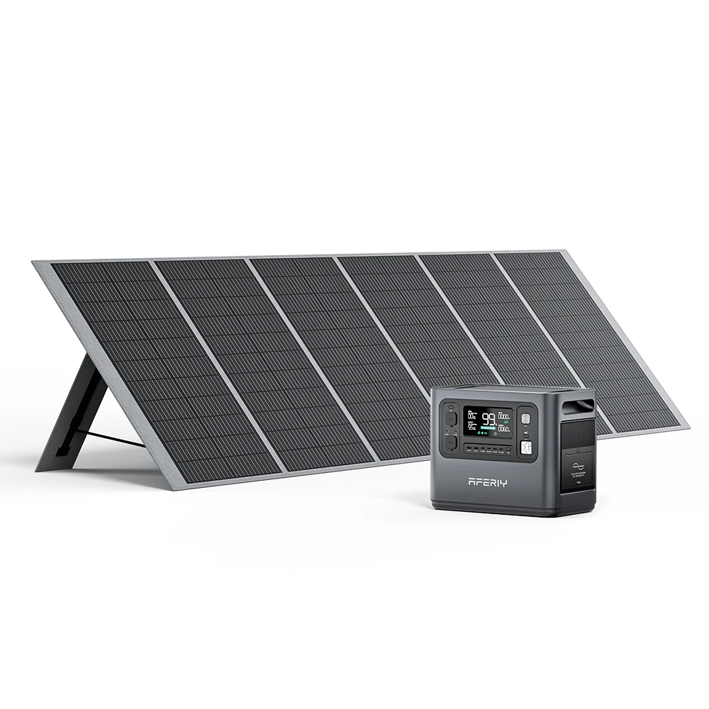 

1200 Вт Летняя портативная электростанция для кемпинга Lifepo4 с солнечной панелью 400 Вт Портативная электростанция для кемпинга на открытом воздухе