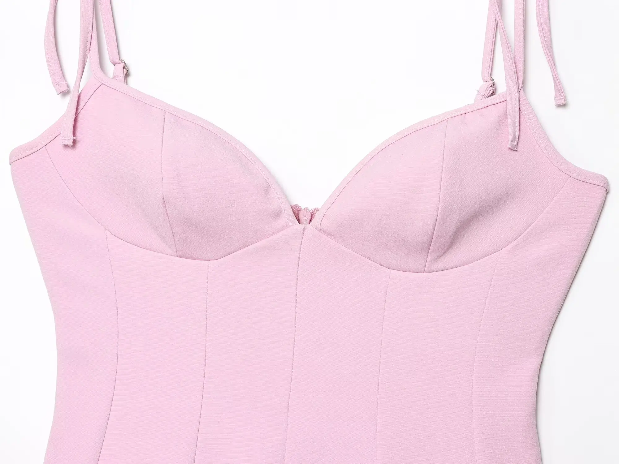 KONDALA-Mujeres otoño Sexy vestido delgado Cami pajarita Mini vestido amarillo rosa Beige nuevo 2025 moda de verano vacaciones playa Mujer vestido