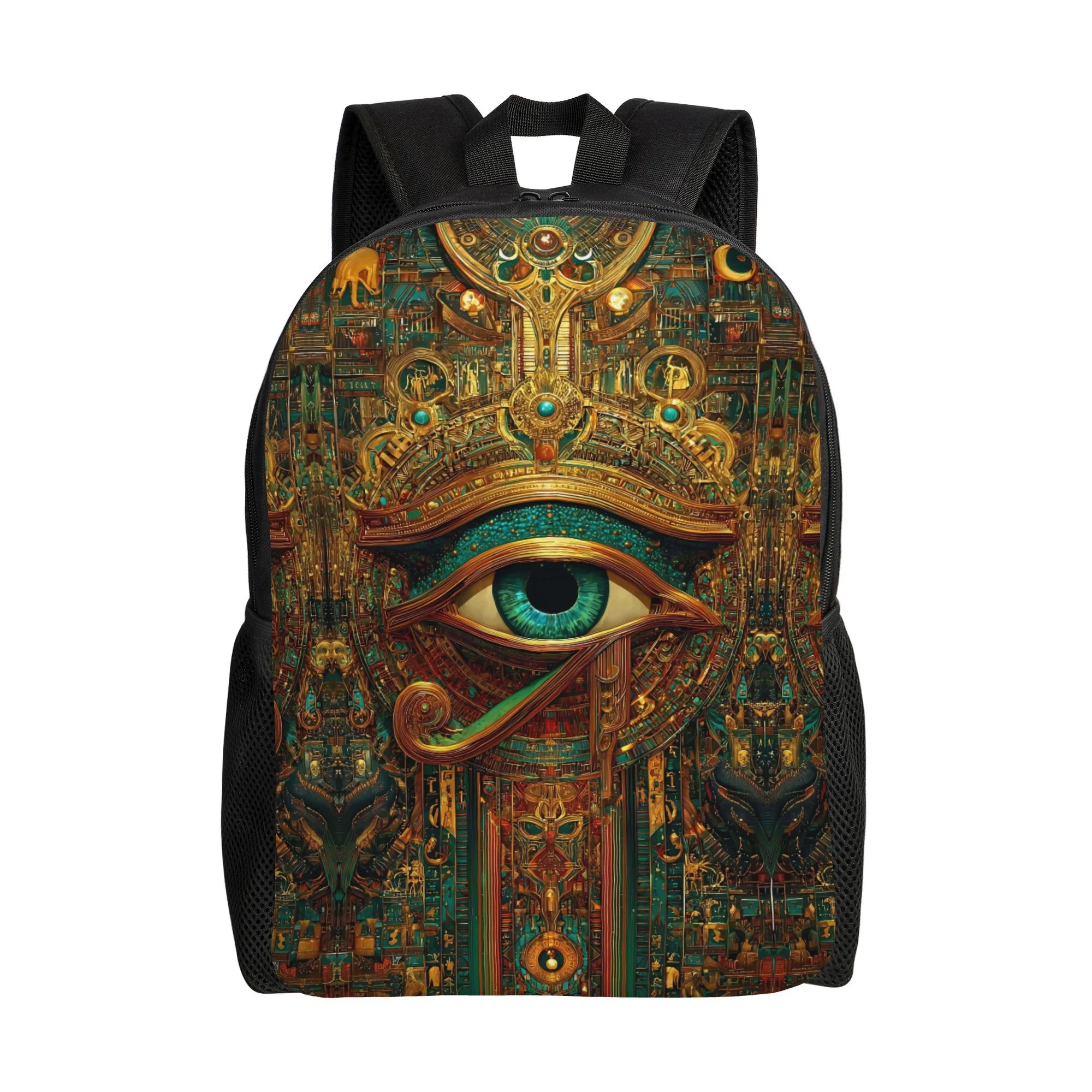 

Ancient Egyptian art style large-capacity backpack, fashionable and versatile, suitable for leisure and sports travel