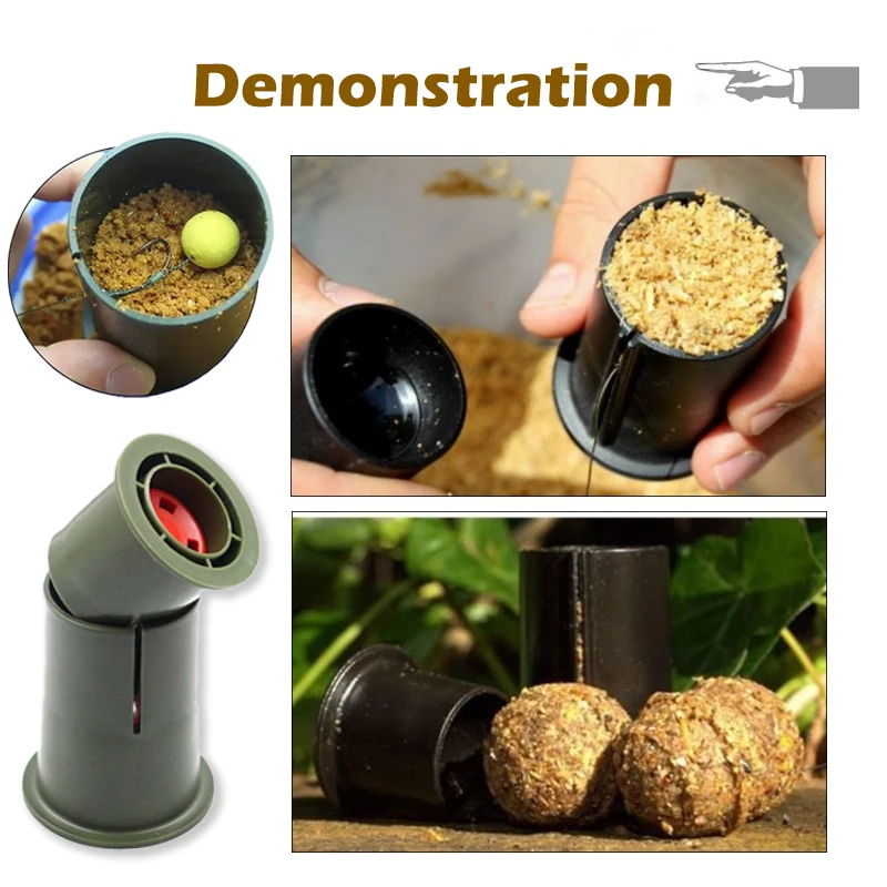 Easy-Use Fishing Bait Mold - 1pc Compact Tool for Creating Perfect Carp Feeder Balls Every Time