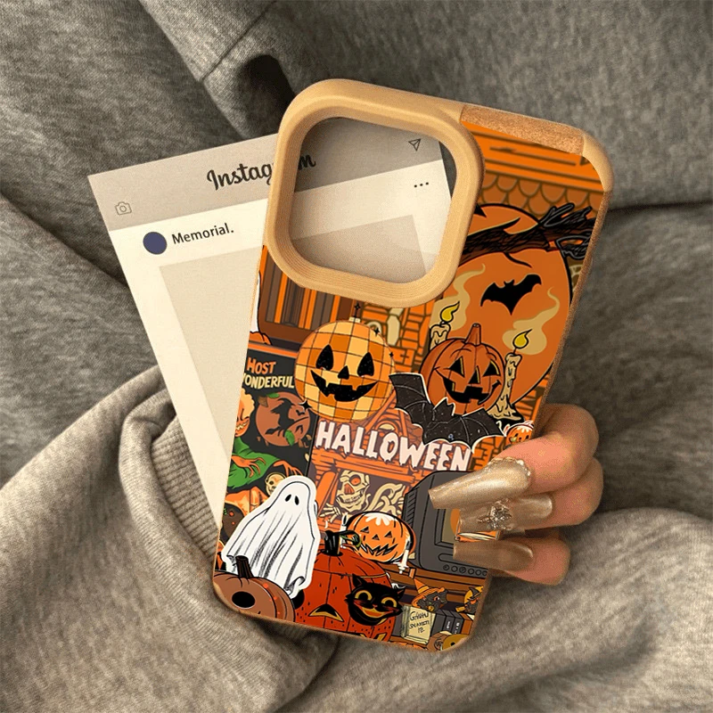 Halloween Pumpkin Type Ghost P - Phone Cases Xr ulasan dan harga