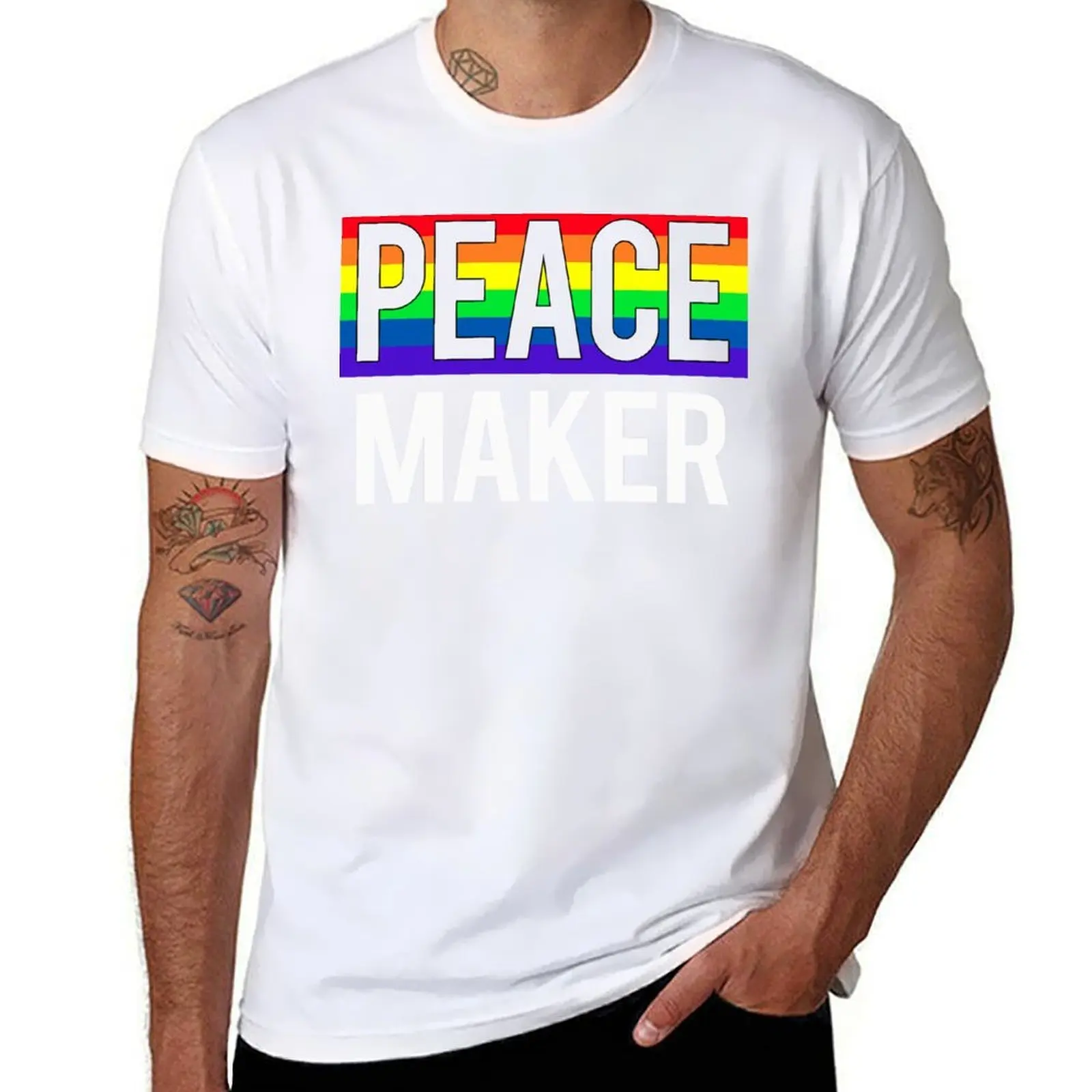 

Peacemaker 2 T-Shirt t shirts for man pack white man t shirt cotton T-Shirt