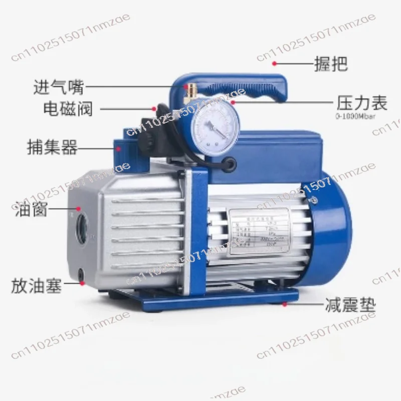 pompe-a-vide-monophasee-svp-1-pour-installation-de-climatisation-1p-r410-r134a-r22-pompe-a-climatisation-180w