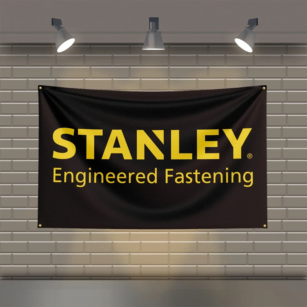 3x5 Ft S-Stanleys  Flag Polyester Printed Mechanical Tool Flags for Room Garage Decor