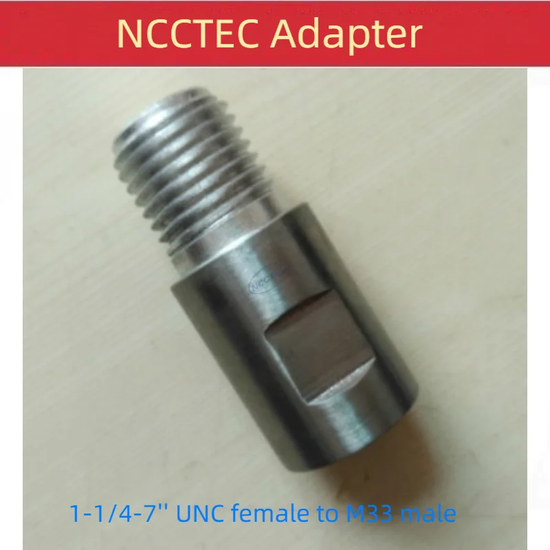 Conector Adaptador para Diamond Drill Machine Núcleo Brocas Extensão Rod Adaptação Unc Fêmea para M33 Rosca Masculina 11 47
