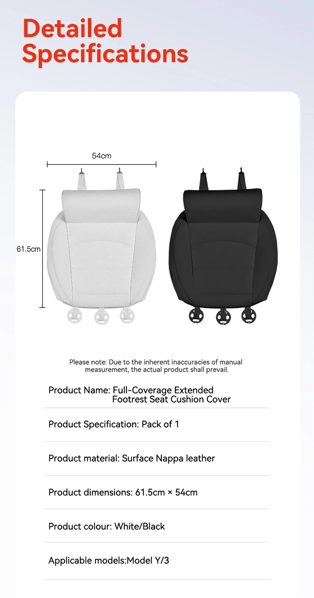 YZ Für Tesla 2026 Model Y Juniper Beinstützenverlängerung Sitzbezug Model 3 Highland Memory Foam Verlängerungskissen Auto-Interieur – Detail 13