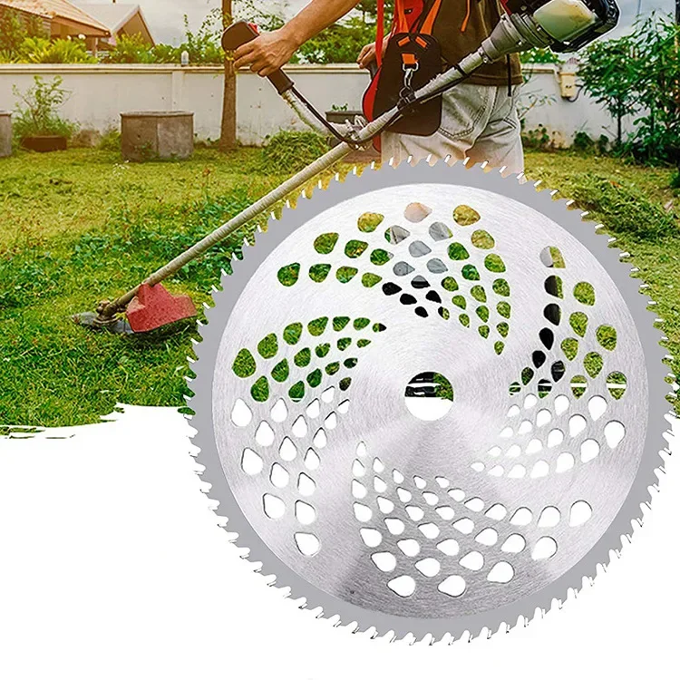 

Сверхмощное косильное полотно - циркулярная пила из легированной стали для кусторезов и газонокосилок толщиной 1,3 мм.