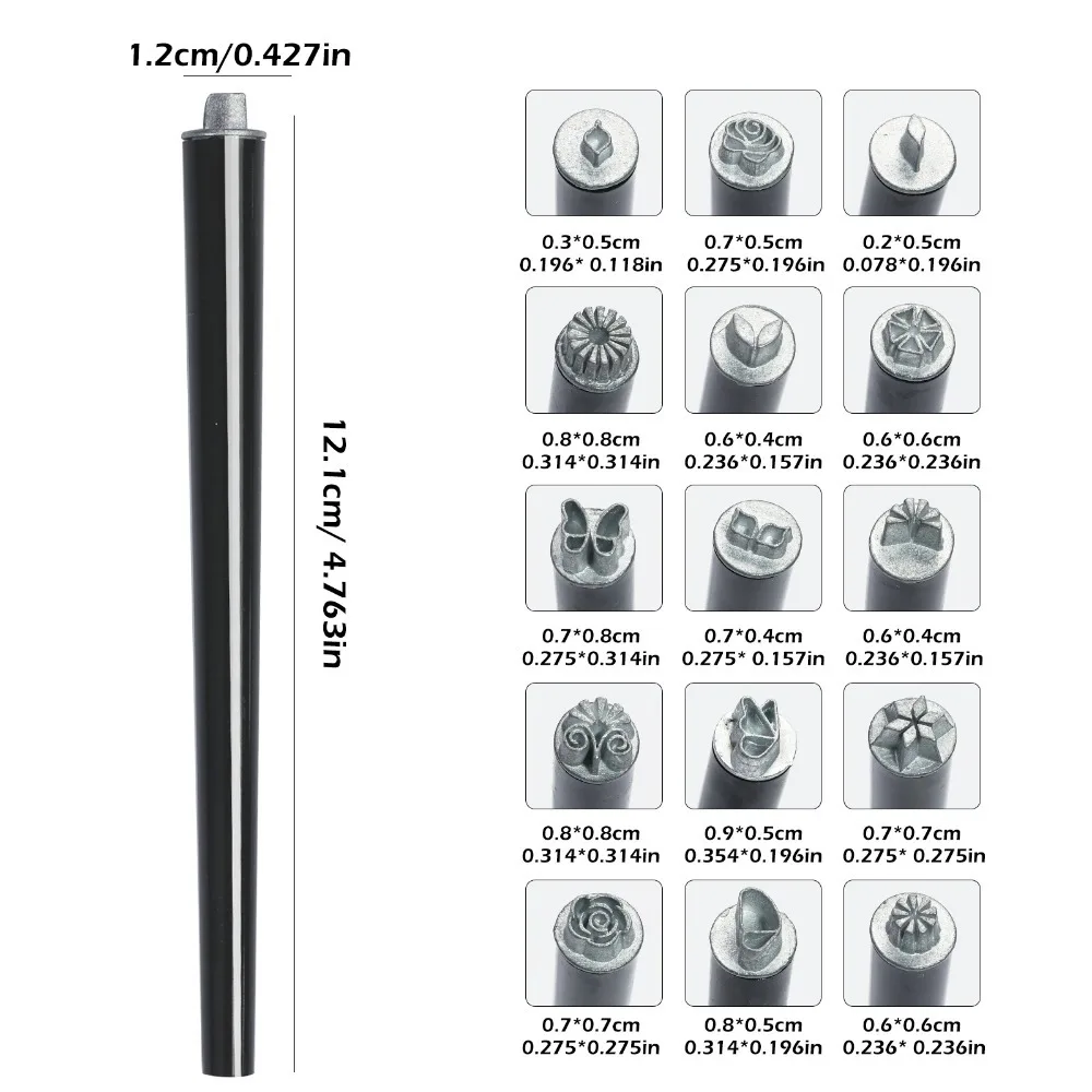 Juego de bolígrafos para decoración de uñas, herramientas de punteado, Graffiti, estampado de uñas, fácil de silicona, 5/10/15 Uds.