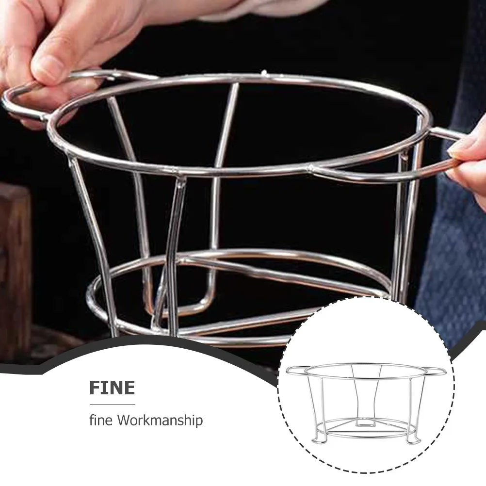 

Grill Stove Rack Camping Burner Holder Small Stainless Steel Countertop Reusable Accessory BBQ Hiking Picnic Kitchen