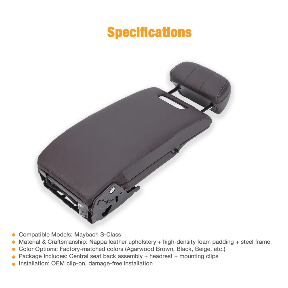 for Maybach Style Executive Rear Center Console for Mercedes GLS X167 | First-Class Armrest Upgrade | OEM Fitment