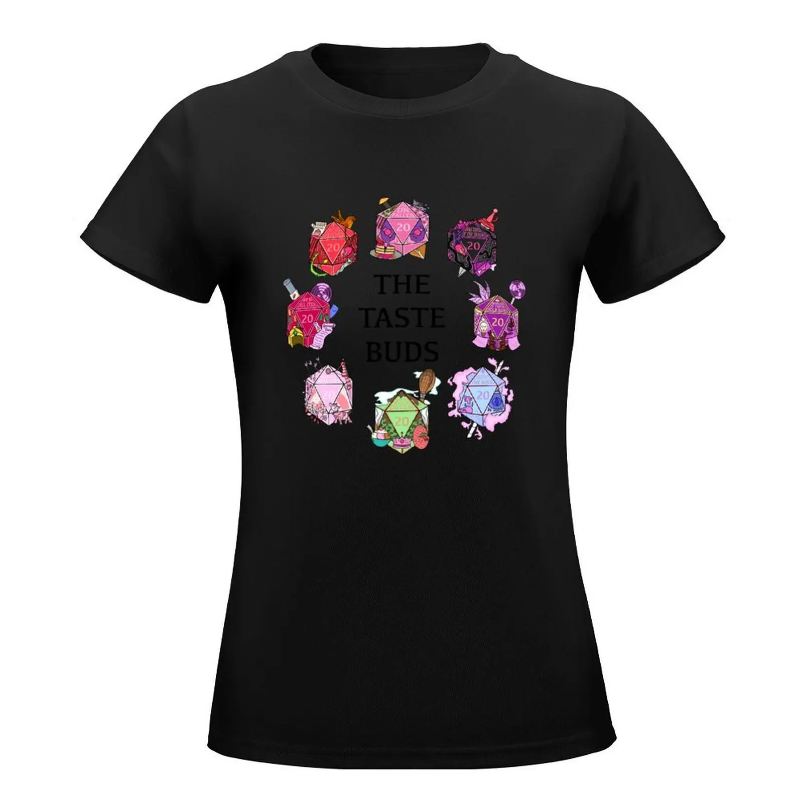 A Crown of Candy Dice Set T-Shirt graphics cute clothes korean Women's clothes