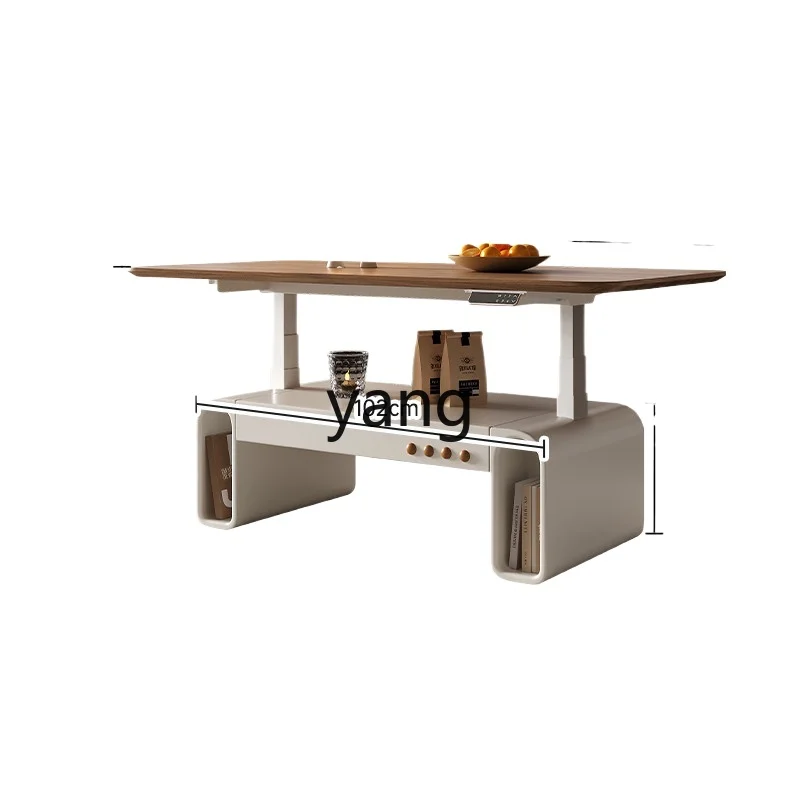 

LTT electric lift coffee table dining table dual-purpose living room two-in-one office desk integrated