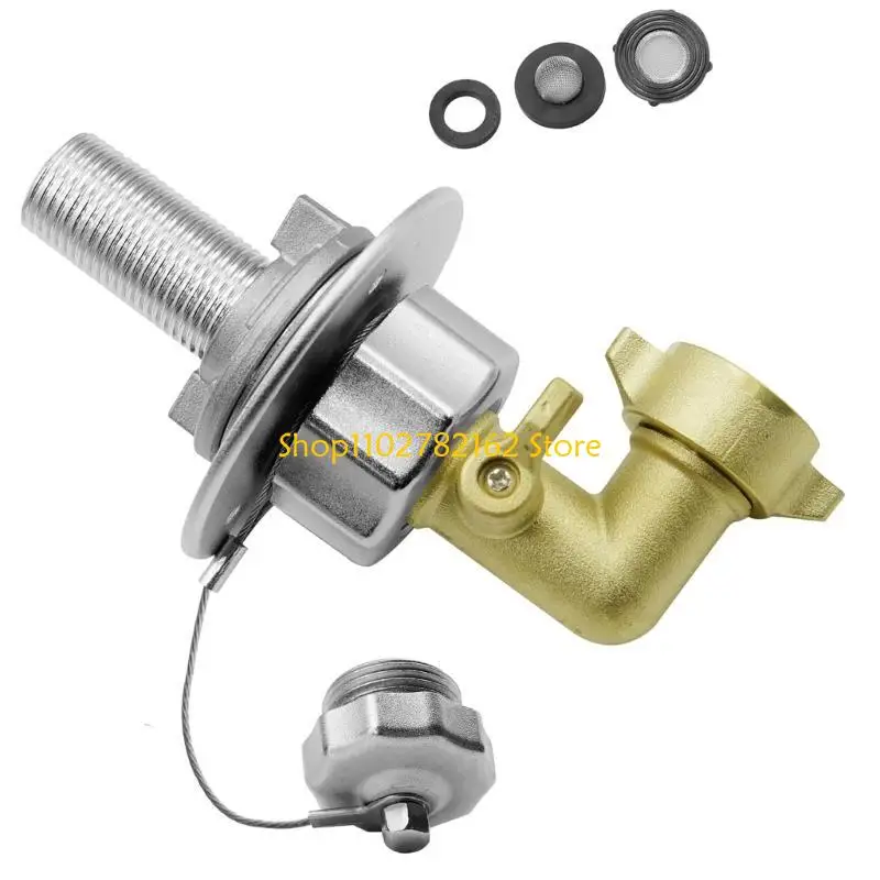 

547B All Climate RVs Water Filler Stainless Steel Easy Installation Design