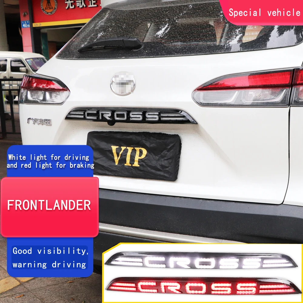 

Автомобильные аксессуары, светодиодные задние противотуманные фары DRL, фонари багажника, задний фонарь для вождения, стоп-сигнал, лампа бампера для Toyota Corolla Cross 2020 2021