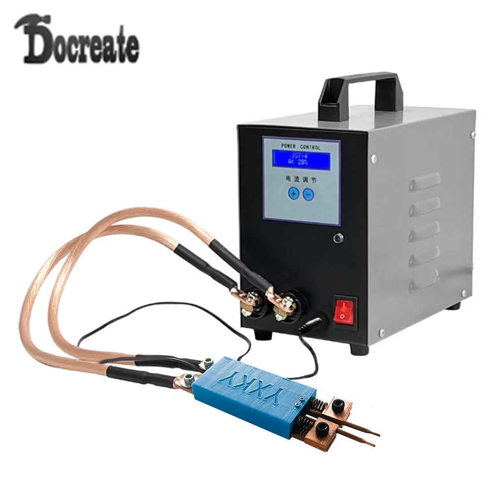Docreate Handheld Spot Welding Pen Handle Automatic Trigger Built-in Switch for DIY Spot Welder Battery Welding Machine